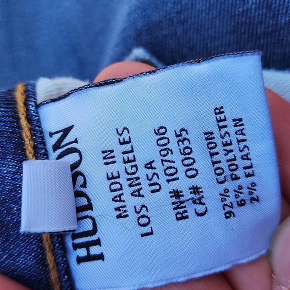 Hudson NICO MIDRISE SUPER SKINNY WM407DMS , cut 9957 size 30 EUC - Picture 6 of 12